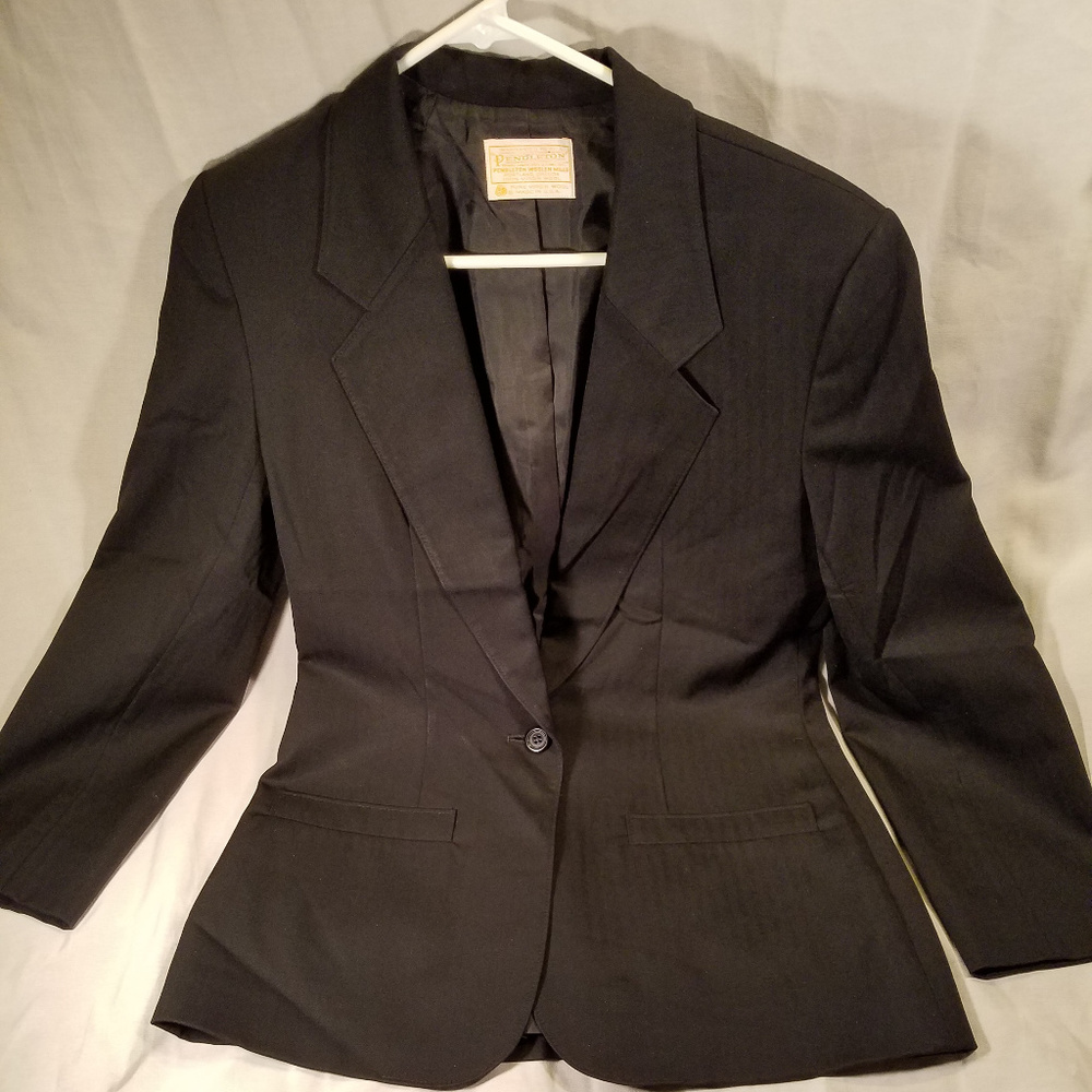 Vtg. Pendleton Blazer Jacket 100% Pure Virgin Wool